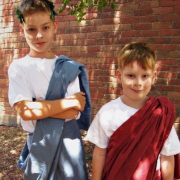 Homemade store roman outfit