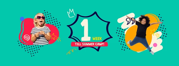 just 1 week till we open our 5 star rated summer camps